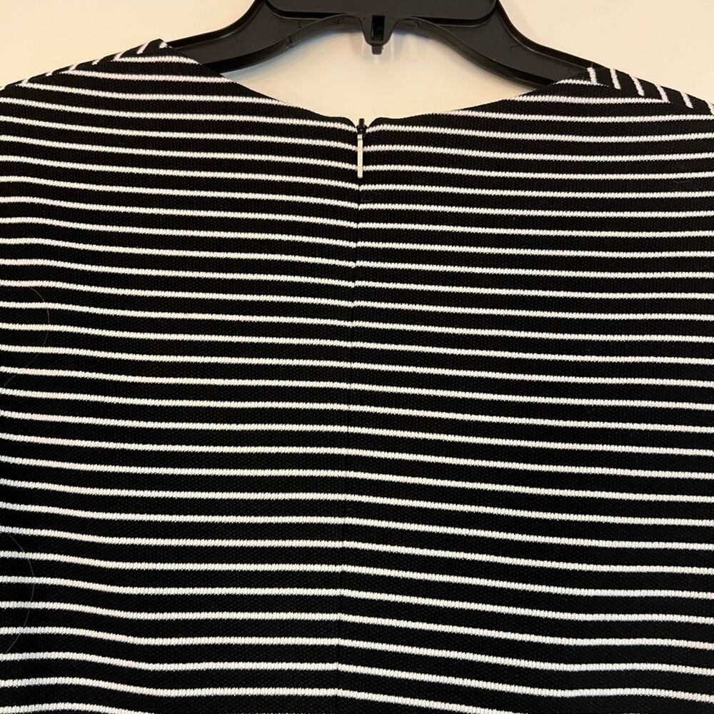 Hugo Boss Hedra Belted Dress Black White Sz 4-NWT - Picture 6 of 11